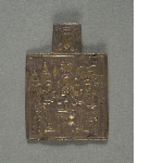 Plaque-pendant with the Trinity of the Old Testament
