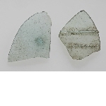 Fragments of glass vases