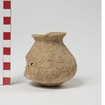 Pear-shaped vase without decoration