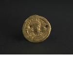 Golden penny ("solidus") of Anastasius I