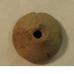 Cylinder-shaped ceramic spindle whorl