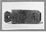 Mummy label with inscription