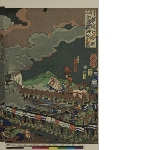 The death of Yamamoto Dōki at the battle of Kawanakajima