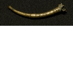 Gold weight representing a horn