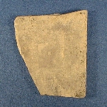 Fragment of a plate with a grid for relief sculpture
