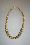 Necklace made of fourty-five gold beads