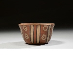 Bowl with geometrical decoration