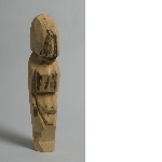 Unfinished statuette of a "moai"