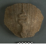 Fragment of the headdress of a statue
