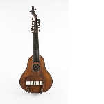 Cittern with keyboard