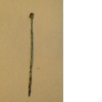 Stylus-shaped pin in copper