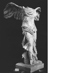 The Winged Victory of Samothrace, reduced scale