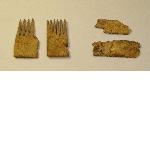 Fragments of an antler comb