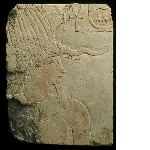Fragment of a relief with the image of Hatshepsut