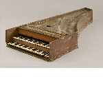 Harpsichord with double keyboard 
