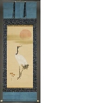 Crane, part of a triptych, by Maruyama Ōkyo (1733-1795) (fake/uncertain)