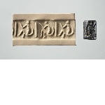 Cylinder seal with one sign twice