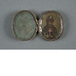 Box with two-headed eagle and portrait