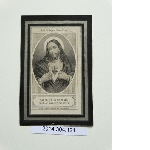 In memoriam card - 108 - Sacred heart of Jesus