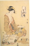 Seirō bijin rokkasen (Beauties of the Green Houses and Six Immortal Flowers): The courtesan Kisegawa of Matsubaya