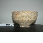 Carinated bowl on foot