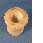 Cylindrical vase, hardly hollowed