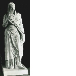 Female statue, called "Large Herculaneum woman"