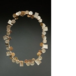 Necklace with bones and shells