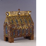 Enamelled chasse reliquary