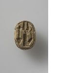 Scarab with seated Amun