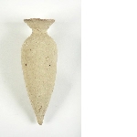Conical vessel with flaring neck