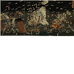 The last fight of the Kusunoki clan at Shijō-nawate