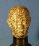 Fragment of a figurine: head of a man
