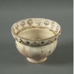 Bowl with human figure and bird