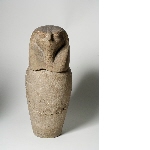 Canopic jar with the head of Kebehsenuef