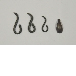 Some bronze hooks