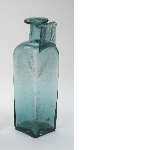 Square glass bottle