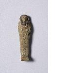Oesjabti van Pediptah, priester van Anubis en van Bastet, met inscriptie