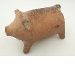 Vessel in the shape of a pig
