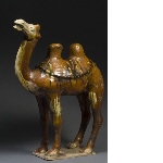 Camel in three colour ceramic (sancai)