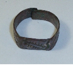 Ring with rectangular bezel