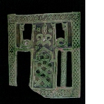Wall tile in the form of a mihrab