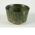 Bowl with monochrome opaque glaze