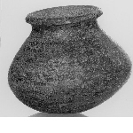 Small vase with ovoid base