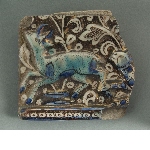 Fragment of a tile with gazelle