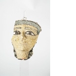 Painted plaster mask