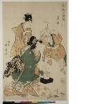 Shunkyō shichi fuku asobi (Seven auspicious games for spring): New Year omochi (wakamochi)