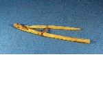 Model of a hoe with inscription