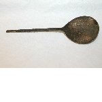 Spoon with round bowl 