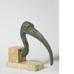 Fragment of an ibis figurine